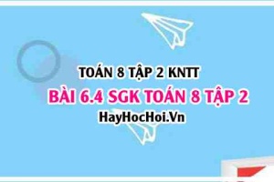 Bài 6.4 SGK Toán 8 Tập 2 Kết nối tri thức